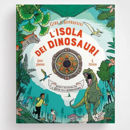 Gira e sopravvivi. L'isola dei dinosauri - Decidi il tuo destino con la ruota della sopravvivenza