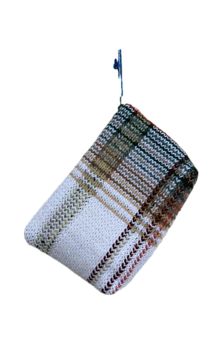 Clutch maglia bianca