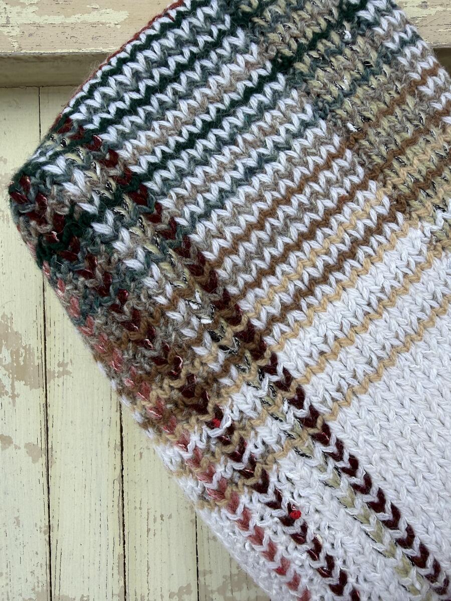 Clutch maglia bianca