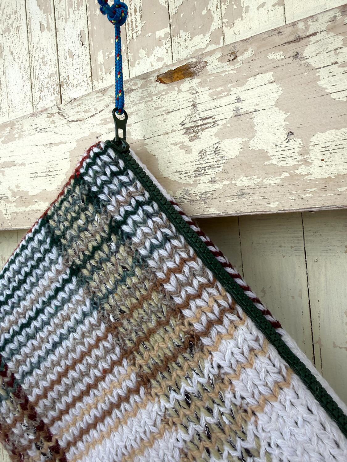 Clutch maglia bianca