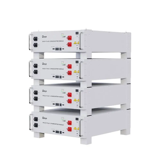 kit Deye  6kw+15 kwh accumulo , inverter ibrido , 3 batterie impilabili da 5 kwh  CEI 0-21
