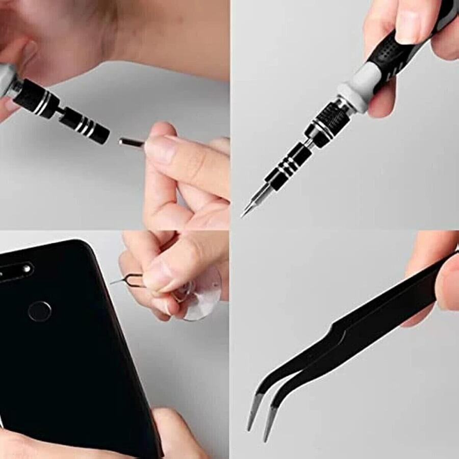 Kit Cacciaviti di Precisione 115 in 1 – Set Completo per Riparazione Smartphone iPhone PC Computer ed Elettronica
