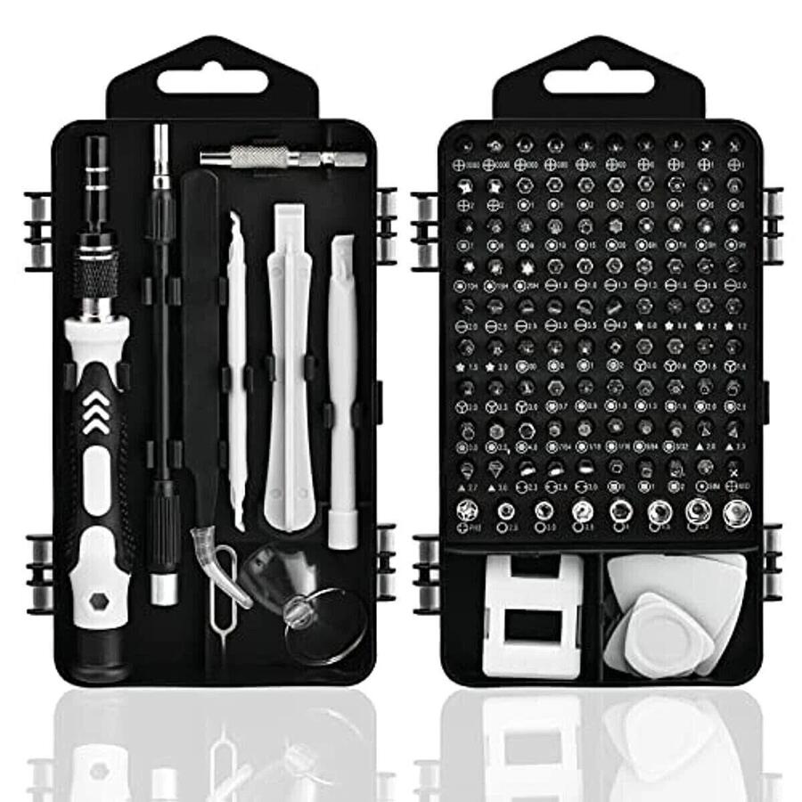 Kit Cacciaviti di Precisione 115 in 1 – Set Completo per Riparazione Smartphone iPhone PC Computer ed Elettronica