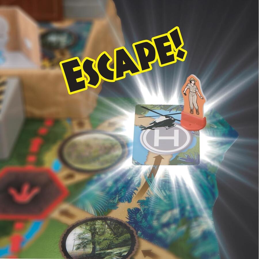 EPOCH Games - Jurassic World - T-Rex Panic, Gioco d'Azione ed Avventura con Dinosauri