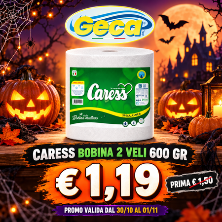 CARESS BOBINA 2 VELI 600 GR (Confezione da 24 pezzi) 