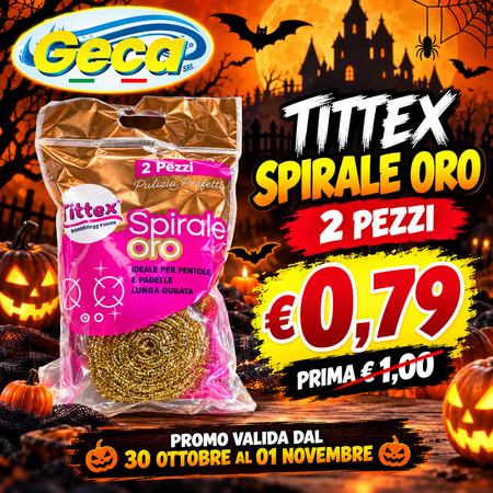 TITTEX SPIRALE ORO 2 PEZZI (Confezione da 24 pezzi) 