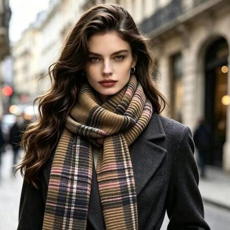 Sciarpa Tartan Classica CAFFE'