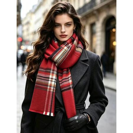 Sciarpa Tartan Classica ROSSO