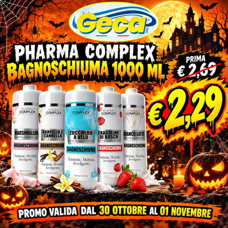 PHARMA COMPLEX BAGNOSCHIUMA 1000 ML (Confezione da 24 pezzi) 