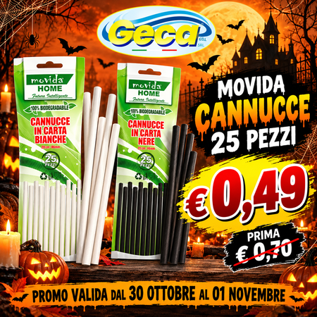 MOVIDA CANNUCCE 25 PEZZI (Confezione da 24 pezzi)