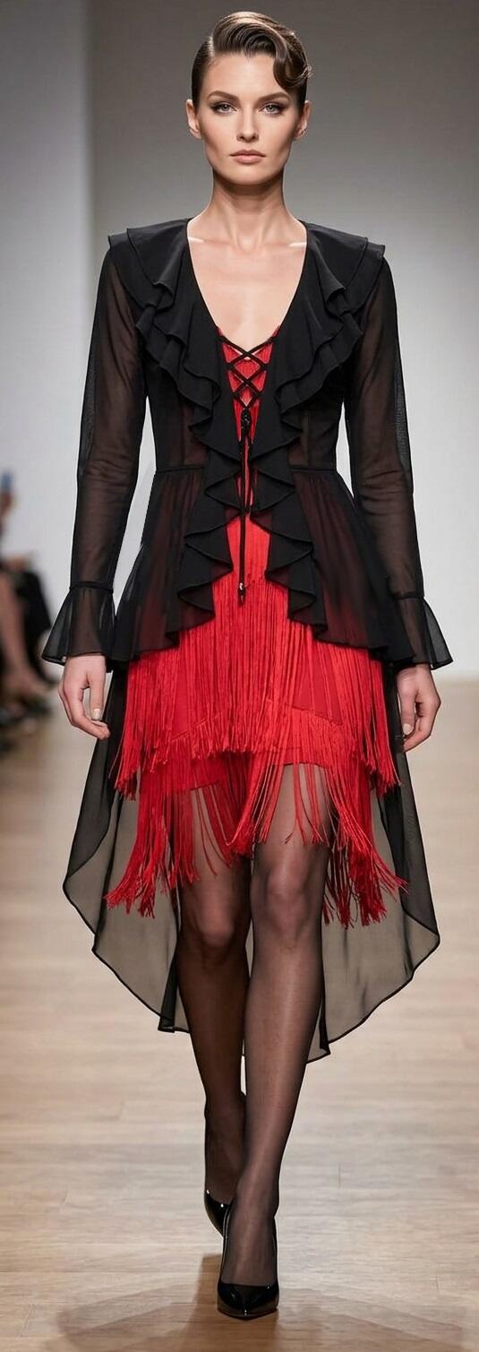 1077 Spolverini lunghi in tulle