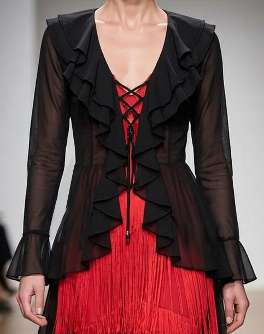 1077 Spolverini lunghi in tulle