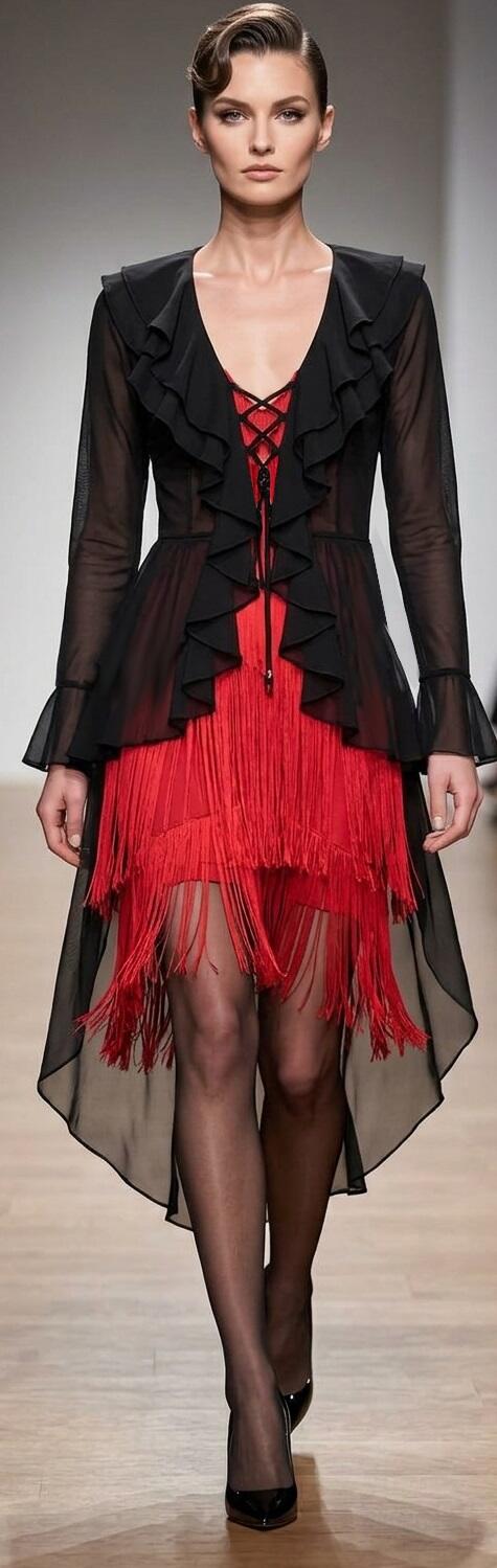 1077 Spolverini lunghi in tulle
