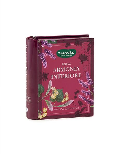 Neavita RITUALI BOTANICI Mini libro magenta Tisana Armonia Interiore 5 Filtroscrigno
