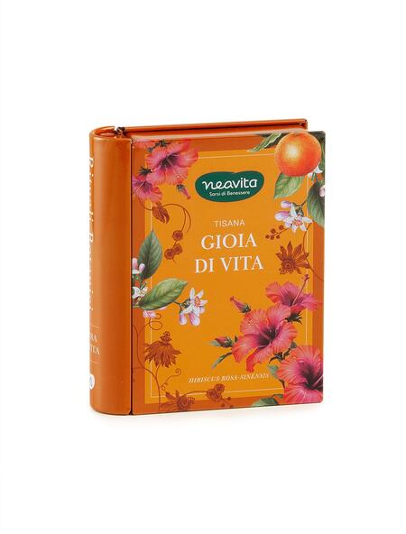 Neavita RITUALI BOTANICI Mini libro arancione Tisana Gioia di Vita 5 Filtroscrigno