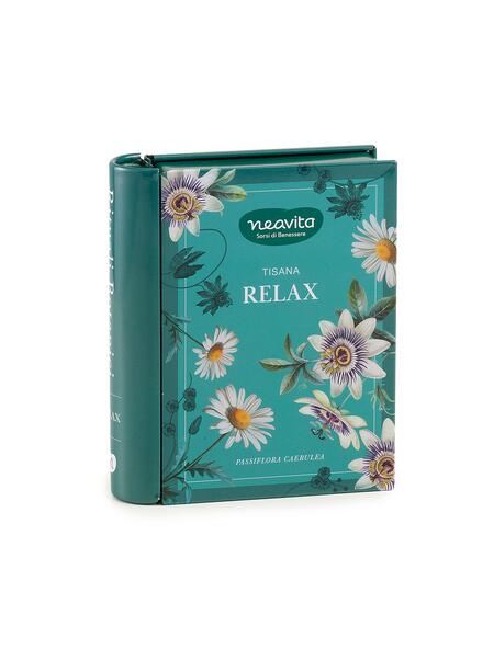 Neavita RITUALI BOTANICI Mini libro ottanio Tisana Relax 5 Filtroscrigno