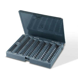 Vaschetta porta dividi e conta monete con coperchio 23X19X7 cm AROKA