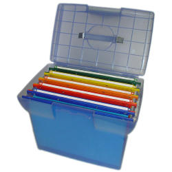 VALIGETTA ARIANNA BLU TRASLUCIDO + 5 CARTELLE JOKER COLORATE