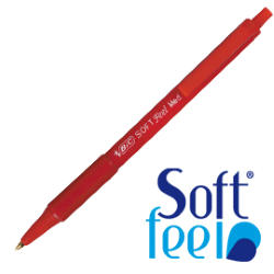 SCATOLA 12 PENNE SFERA SCATTO SOFTFEEL CLIC 1.0mm ROSSO