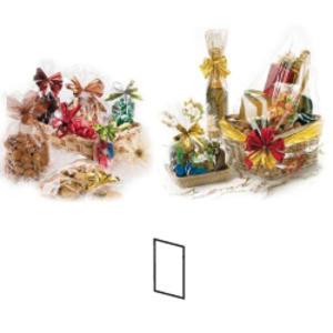 100 BUSTE REGALO CRYSTAL TRASPARENTE 20x35CM