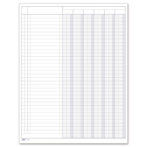 REGISTRO 6 COLONNE 1 FACCIATA 100  PAGINE - BUFFETTI 219201200