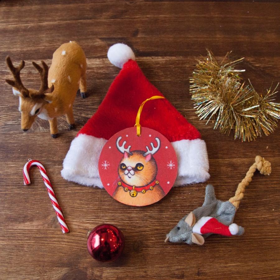 Palla di Natale Gatto Rudolf