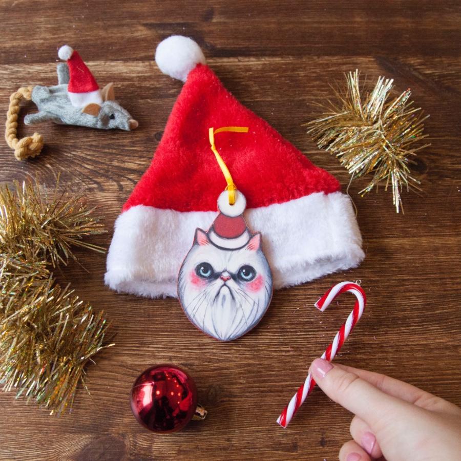 Palla di Natale gatto natale
