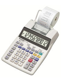 Calcolatrice Scrivente da Tavolo EL1750V 12 Cifre SHARP