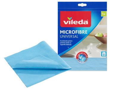 Vileda Panno Blu Microfibre Universal A BLISTER DA 6 PEZZI 