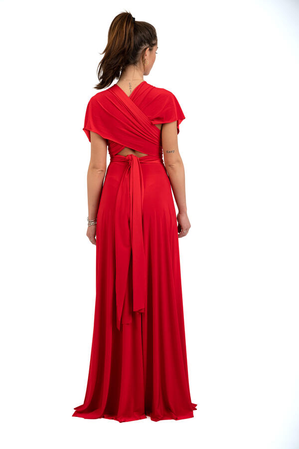 Infinity dress - abito lungo damigella infinite varianti per la scollatura