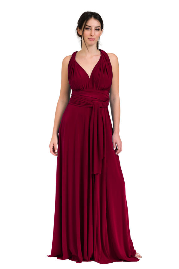 Infinity dress - abito lungo damigella infinite varianti per la scollatura