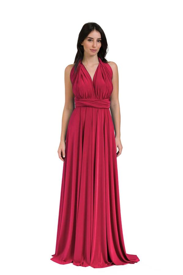 Infinity dress - abito lungo damigella infinite varianti per la scollatura