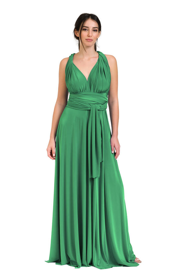 Infinity dress - abito lungo damigella infinite varianti per la scollatura
