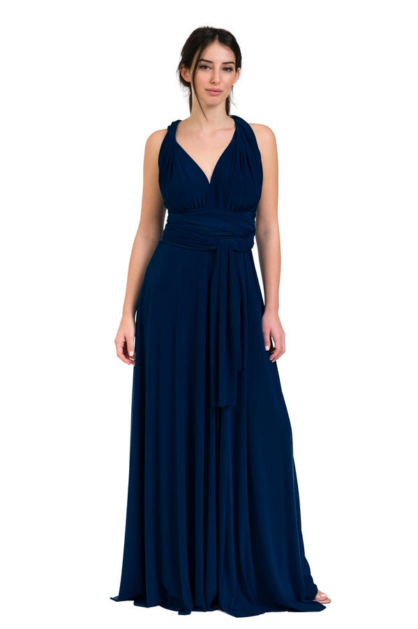 Infinity dress - abito lungo damigella infinite varianti per la scollatura