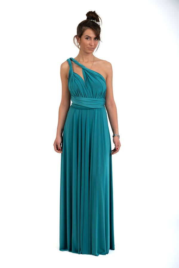 Infinity dress - abito lungo damigella infinite varianti per la scollatura