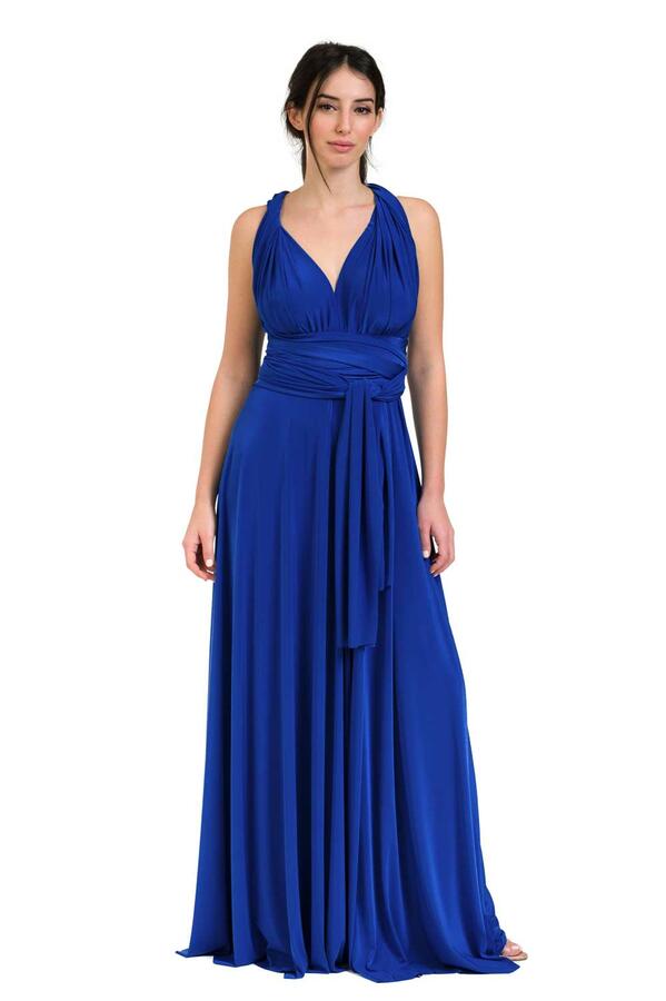 Infinity dress - abito lungo damigella infinite varianti per la scollatura