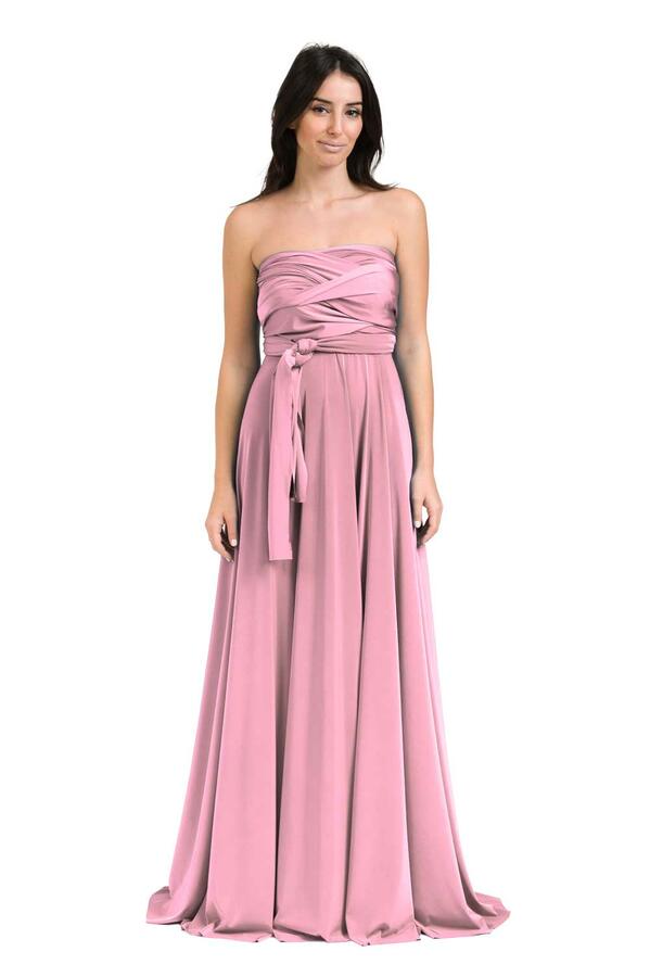 Infinity dress - abito lungo damigella infinite varianti per la scollatura