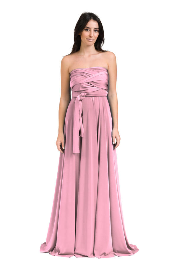 Infinity dress - abito lungo damigella infinite varianti per la scollatura