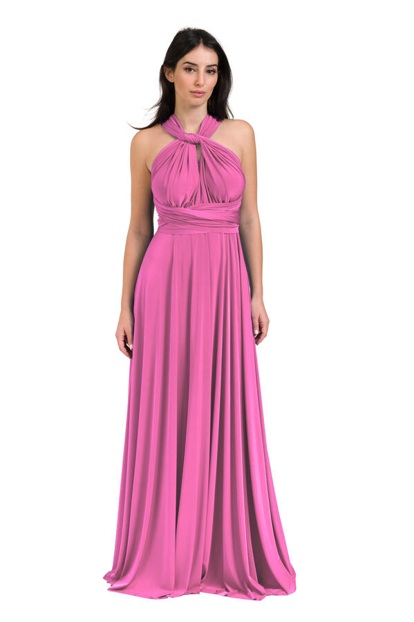 Infinity dress - abito lungo damigella infinite varianti per la scollatura