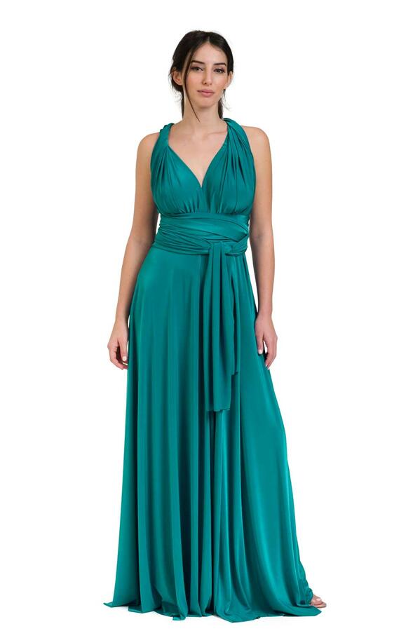 Infinity dress - abito lungo damigella infinite varianti per la scollatura