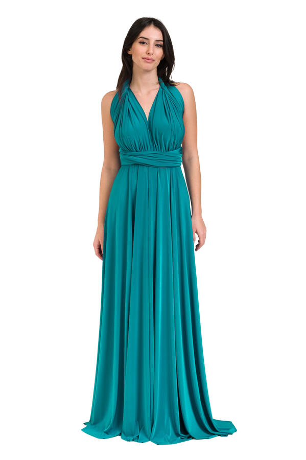 Infinity dress - abito lungo damigella infinite varianti per la scollatura