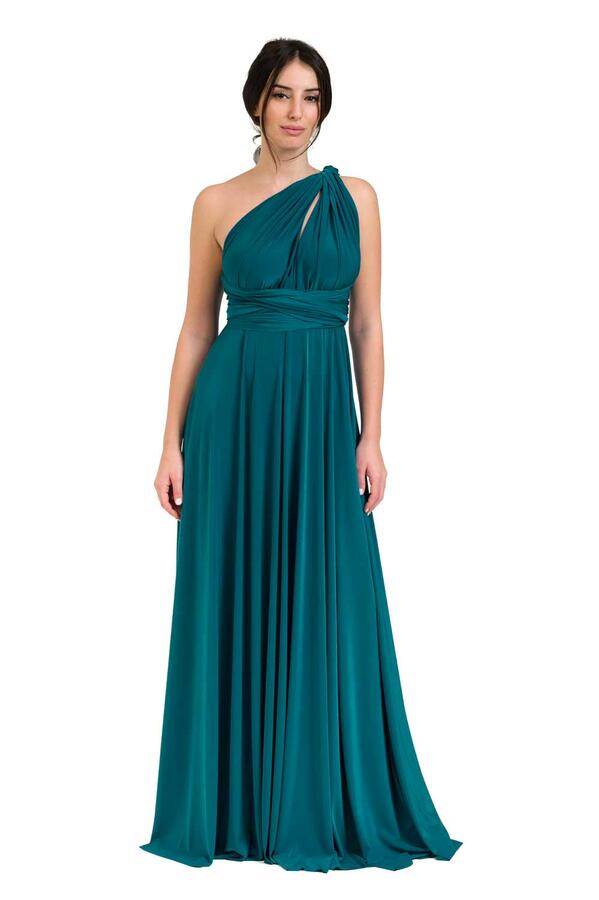 Infinity dress - abito lungo damigella infinite varianti per la scollatura