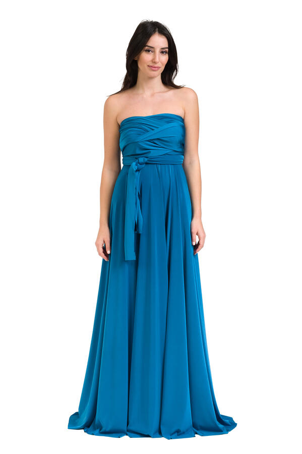 Infinity dress - abito lungo damigella infinite varianti per la scollatura
