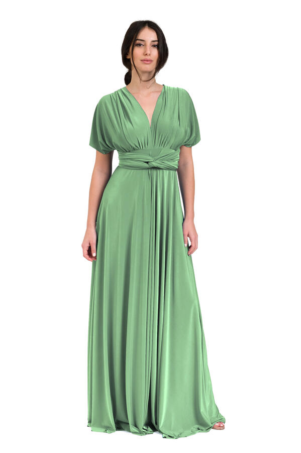 Infinity dress - abito lungo damigella infinite varianti per la scollatura