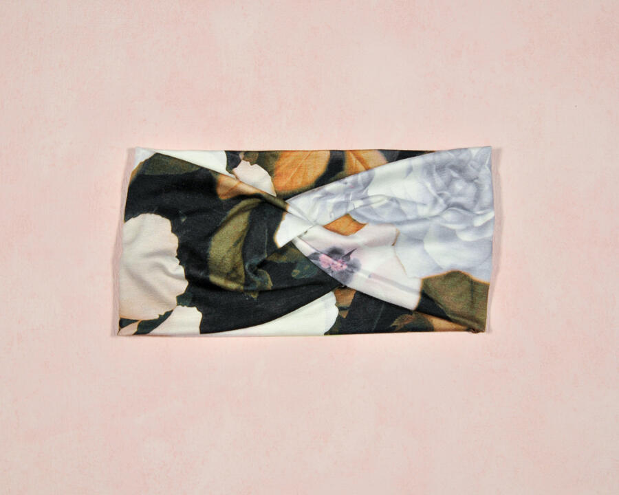Fascia cipria rose bianche