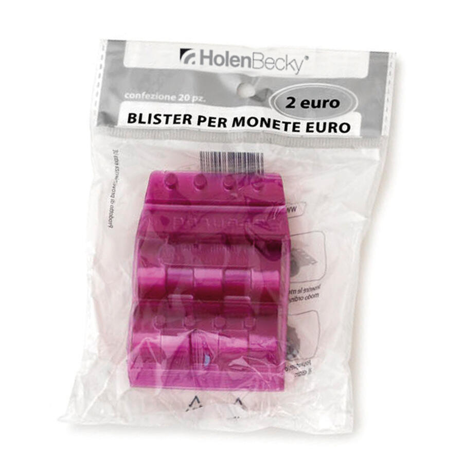 Blister 20 Portamonete in PVC