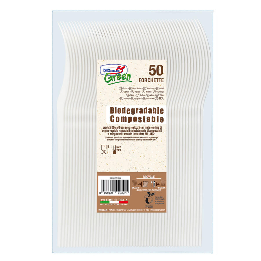 Posate Biodegradabili in Estabio linea Green DOPLA