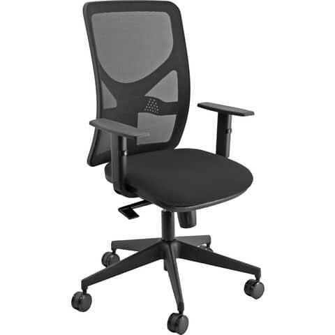 Sedia operativa PENTAGON Y10 PENA con schienale in rete e braccioli