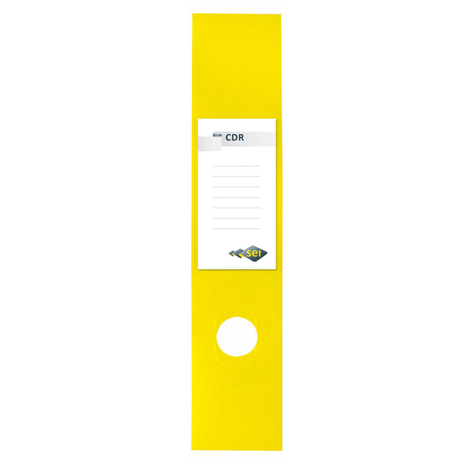  Copridorso per Raccoglitori d.so 8 cm Adesivo CDR PVC SEI ROTA - conf. 10 pz