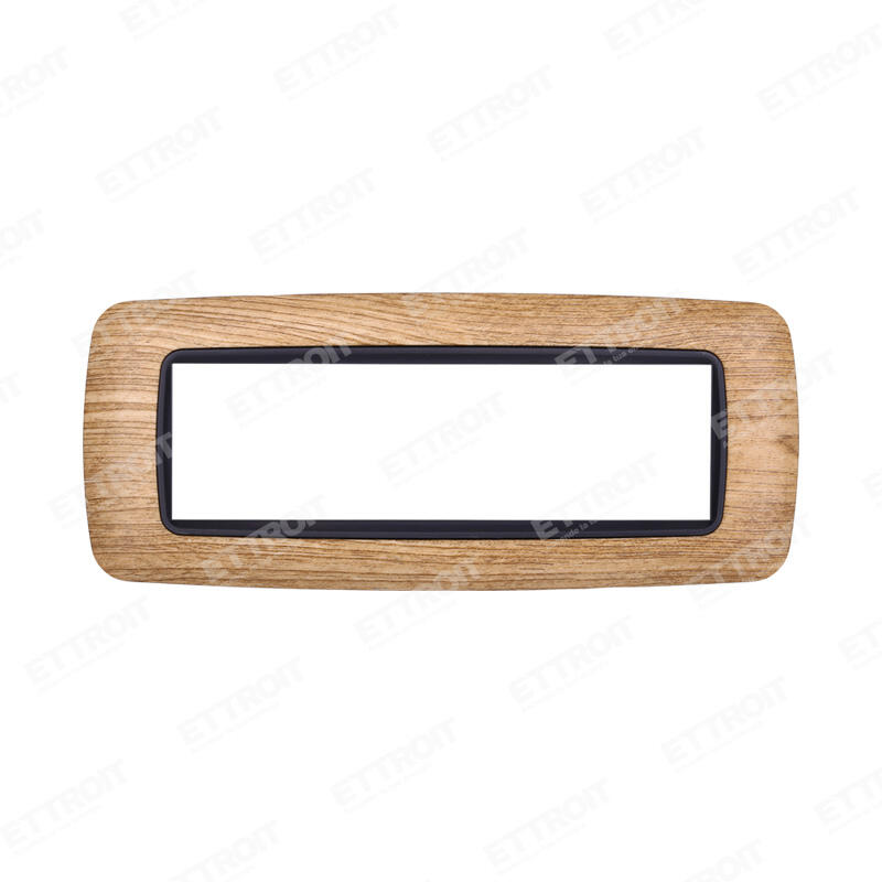 Placca plastica bombata legno chiaro 